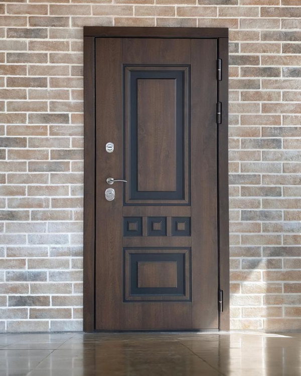 Уличная дверь с панелью МДФ