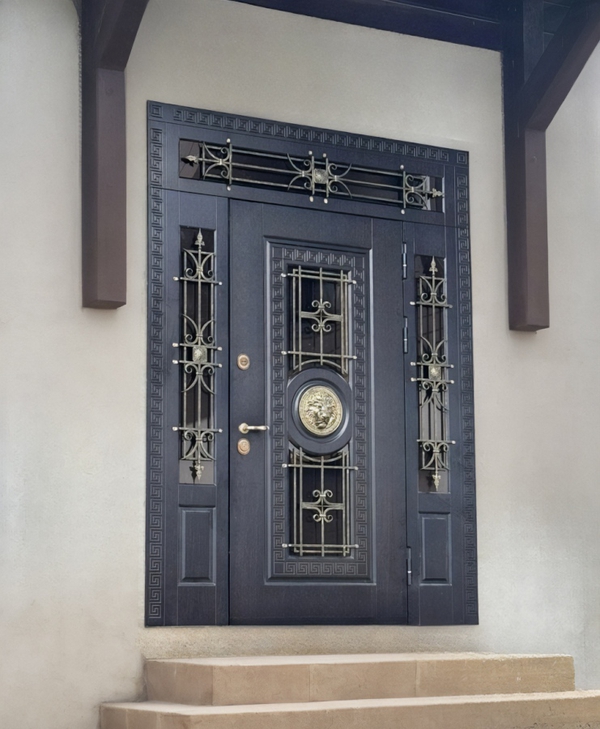 С коваными решетками