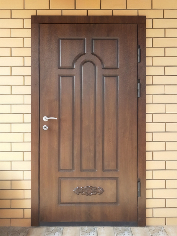 Морозостойкая дверь с МДФ