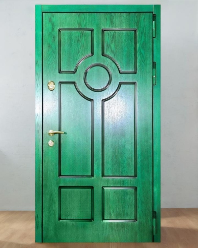Дверь зеленого цвета Дверь зеленого цвета