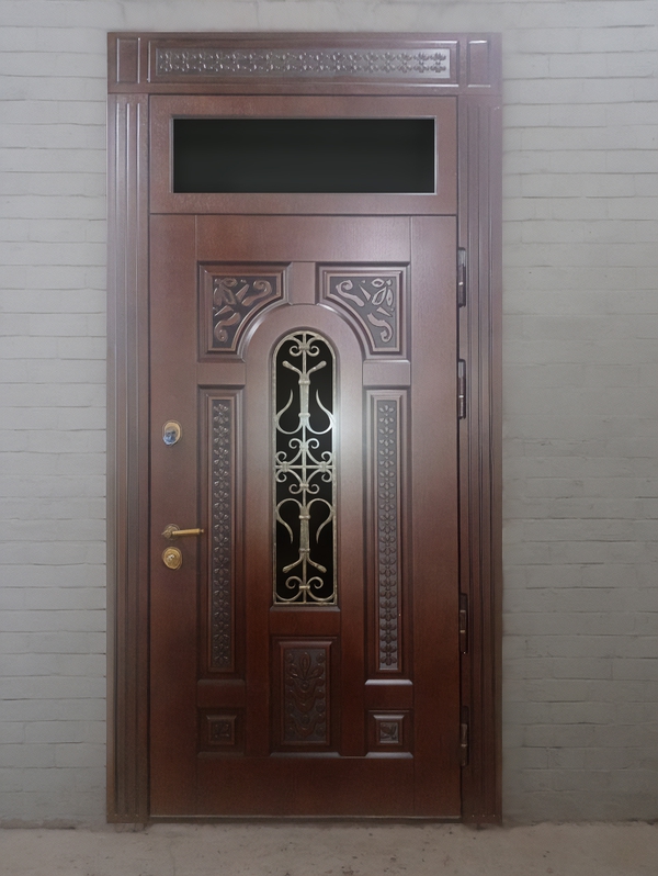 Дверь МДФ с фрамугой